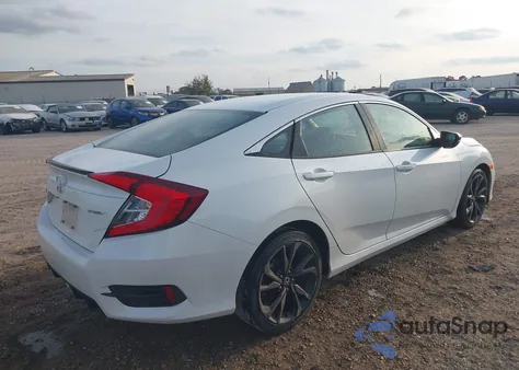 2020 Honda Civic Sport from USA, damaged, VIN 19XFC2F8XLE028801